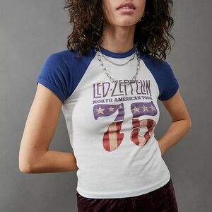 Urban Outfitters Led Zeppelin baby tee
